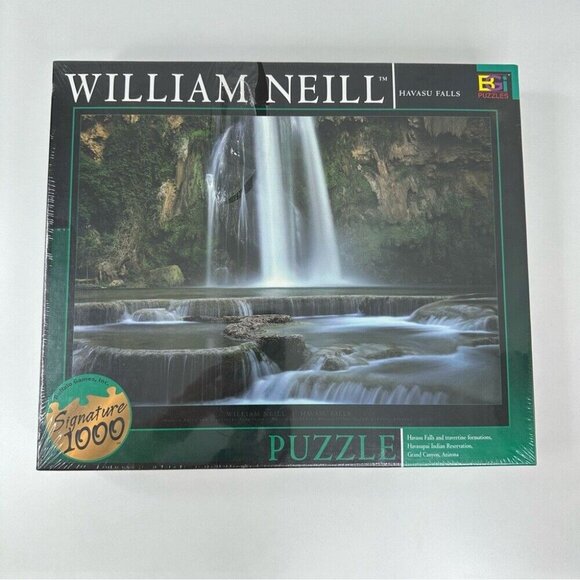 Buffalo‎ Games Photomosaic Van Gogh and William Neill Havasu Falls Puzzle Lot - Picture 11 of 15